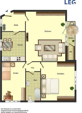 Foto - 3.5 Zimmer Etagenwohnung zur Miete in Hamm