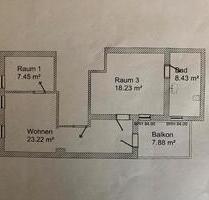 Vermietung ab 01.12. Schöne Zweiraumwohnung im Herzen Waldenburgs