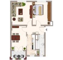 Sofort freie 3-Zimmer-Wohnung! - 549,00&nbsp;EUR Kaltmiete, ca.&nbsp; 57,22&nbsp;m&sup2; in Mönchengladbach (PLZ: 41238) Süd