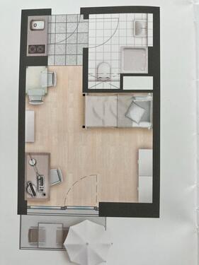 Foto - Provisionsfrei Modernes Studentenappartement in München zentral