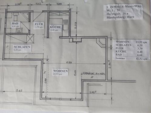 Foto - Etagenwohnung in Blankenburg (Harz) zur Miete