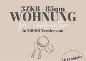 Foto - 3ZKB - 85 qm Dachgeschosswohnung in 26906 Neudersum zu vermieten