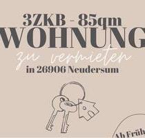 3ZKB - 85 qm Dachgeschosswohnung in 26906 Neudersum zu vermieten