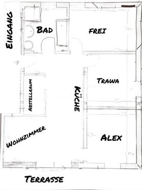 Foto - 1 Zimmer in Wohngemeinschaft - 550,00&nbsp;EUR Kaltmiete, ca.&nbsp; 16,00&nbsp;m&sup2;