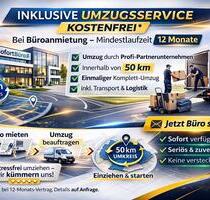 Büro mieten Hannover - Kostenfreier Umzugsservice 50km Entfernung