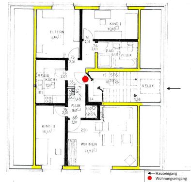 Foto - 4.5 Zimmer Dachgeschoßwohnung zur Miete in Dorsten