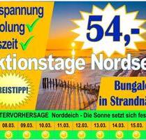 Norddeich Nordsee Bungalow strandnah TOP Ferienhaus ebenerdig ⭐ - Norden