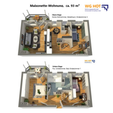 Foto - Etagenwohnung zur Miete in Hohenstein-Ernstthal