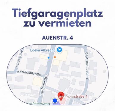 Foto - Tiefgaragenstellplatz zu vermieten