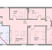Mietwohnung in Neuwied - 1.090,00 EUR Kaltmiete, ca.  99,00 m² in Neuwied (PLZ: 56564)