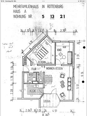 Foto - Frisch renovierte 3-Zimmer-Wohnung mit Balkon in Rottenburg