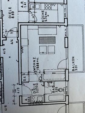 Foto - 1 Zimmer Etagenwohnung zum Kaufen in Nürnberg