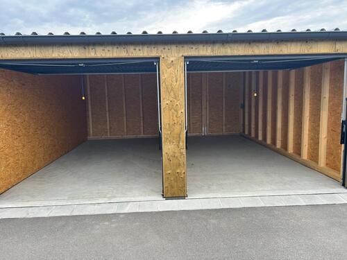 Foto - Garage für Auto oder Motorrad mit Strom und Licht 6x2,5x2m LBH
