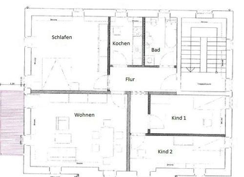 Foto - 4 Zimmer Dachgeschoßwohnung zur Miete in Burgstädt