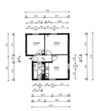 Foto - 2 Zimmerwohnung mit Stellplatz, Keller, Tageslichtbad