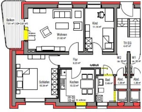 Foto - Etagenwohnung in Stadthagen zur Miete