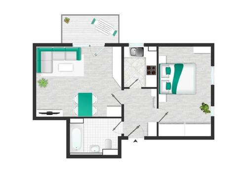 Foto - 2 Zimmer Etagenwohnung zur Miete in Wilsdruff