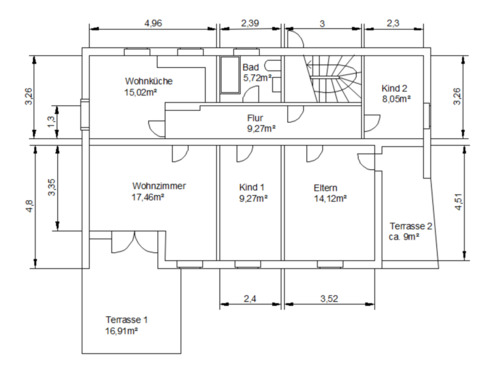 Foto - Neu sanierte 4-Zimmerwohnung mit Garten in Augsburg-Hochzoll