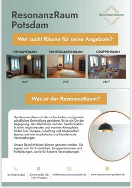 Foto - Räume zu vermieten, zentrale ruhige Lage in Potsdam