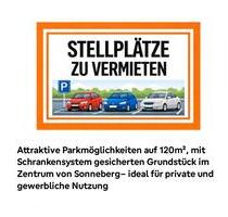 Stellplatz auf Privatgrundstück mit Schrankensystem zu vermieten - Sonneberg
