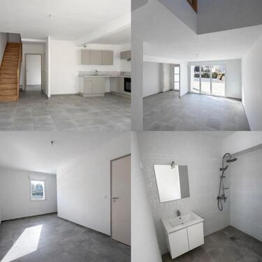 Foto - Neubauhaus 95 m² – 3 Schlafzimmer – Terrasse – Balkon – Parkplatz