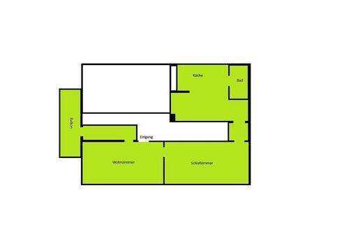 Foto - 55m2 Wohnung ab 01.09.26 - 540,00&nbsp;EUR Kaltmiete, ca.&nbsp; 55,00&nbsp;m&sup2;