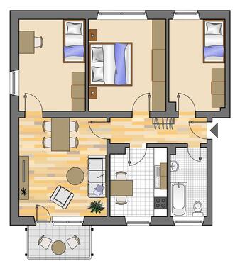 Foto - 3 Zimmer Etagenwohnung in Marl