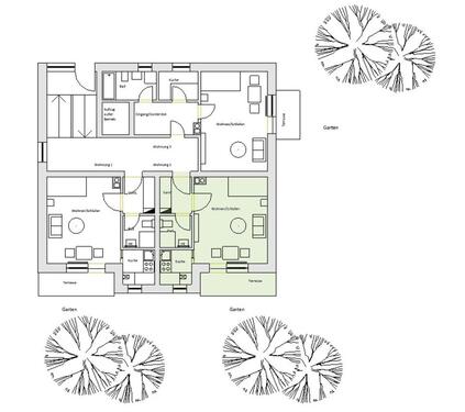 Foto - Erstbezug: Komplett neue schöne, helle 1-Zimmer Wohnung mit EBK
