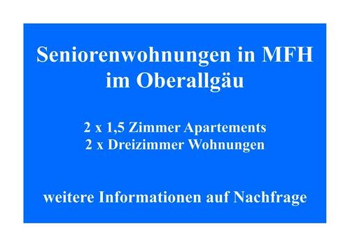 Foto - Alterswohnsitz im Oberallgäu, mehrere Wohnungen im MFH zum Erwerb