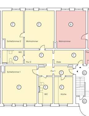 Foto - Sanierte 3 Raumwohnung in grüner Lage von Querfurt