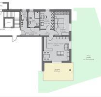 3 Zimmer Terrassenwohnung, 88qm, Barrierefrei, Erstbezug, Garten - Tegernheim