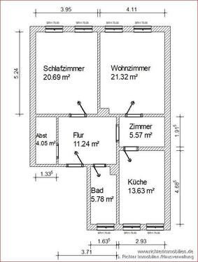 Foto - Etagenwohnung zur Miete in Freiberg