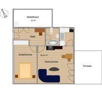 Schöne ruhige 2-Zi-DG-Wohnung in 78112 St. Georgen zu vermieten! - Sankt Georgen im Schwarzwald