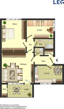 Foto - 3 Zimmer Etagenwohnung in Duisburg