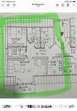 Foto - Wohnung zur Miete in Pfreimd - 700,00&nbsp;EUR Kaltmiete, ca.&nbsp; 94,00&nbsp;m&sup2;