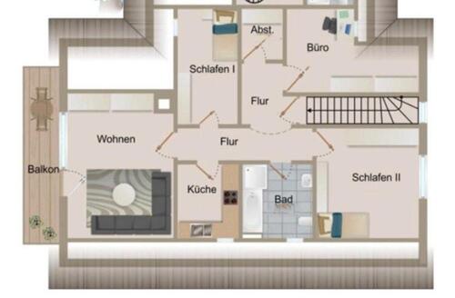 Foto - 4 Zimmer Dachgeschoßwohnung zur Miete in Cloppenburg