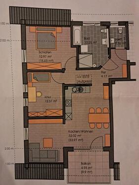 Foto - 84,49 m² helle Neubau Wohnung in Egg an der Günz