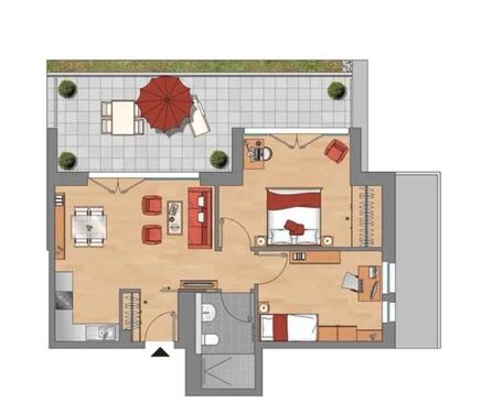 Foto - Moderne 3-Zimmer Wohnung mit Terrasse in Vennhausen