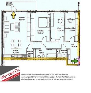 Foto - 4 Zimmer Etagenwohnung zur Miete in Stade