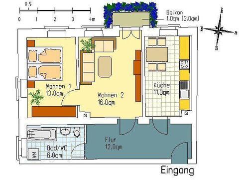 Foto - 2 Zimmer Etagenwohnung zur Miete in Dresden