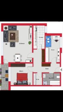 Foto - Etagenwohnung zur Miete in Oldenburg