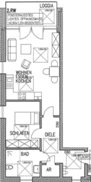 Foto - 2 Zimmer Etagenwohnung zur Miete in Nordwalde