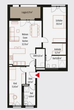 Foto - Forchheim: 3 Zimmer Wohnung - 1.250,00&nbsp;EUR Kaltmiete, ca.&nbsp; 98,00&nbsp;m&sup2;