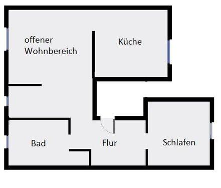 Foto - 2 Zimmer Dachgeschoßwohnung zur Miete in Rathenow