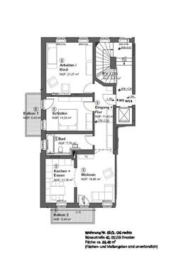 Foto - 3 Zimmer Etagenwohnung zur Miete in Dresden
