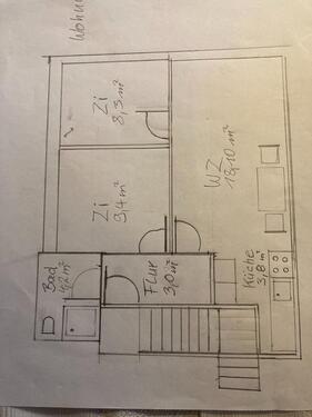 Foto - 3 Zimmer Wohnung mit Wohnküche 2 Zimmer Bad + Flur