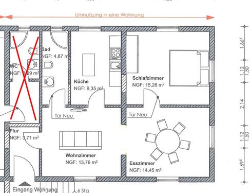 Foto - 3-Zimmer-Anliegerwohnung + Zentral HF - SOFORT EINZUG