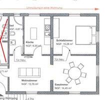 3-Zimmer-Anliegerwohnung + Zentral HF - SOFORT EINZUG - Herford Diebrock