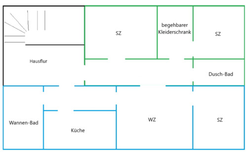 Foto - Vermiete 4-Zimmer-Wohnung im Zentrum Warins