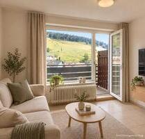 Kleine 2-Zimmer-Wohnung mit Balkon und Aussicht in Todtnauberg